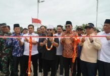 Bersama Gubernur Bengkulu, Bupati Teddy Resmikan Infrastruktur Jembatan Air Matan